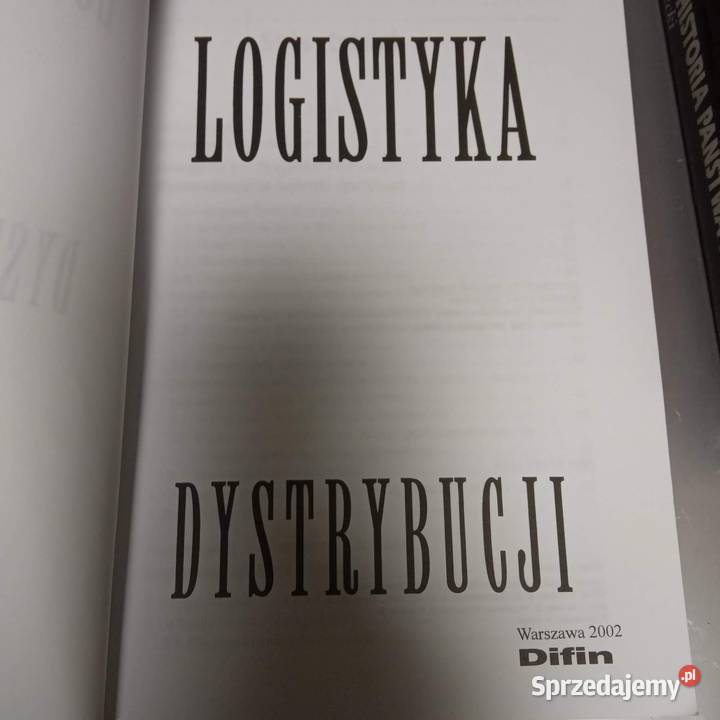 Logistyka dystrybucji podręczniki używane Warszawa