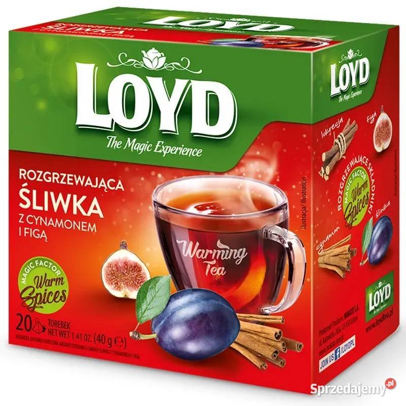 Loyd herbata owocowa zimowa 20 t malina śliwka Owocowa Stare Miasto