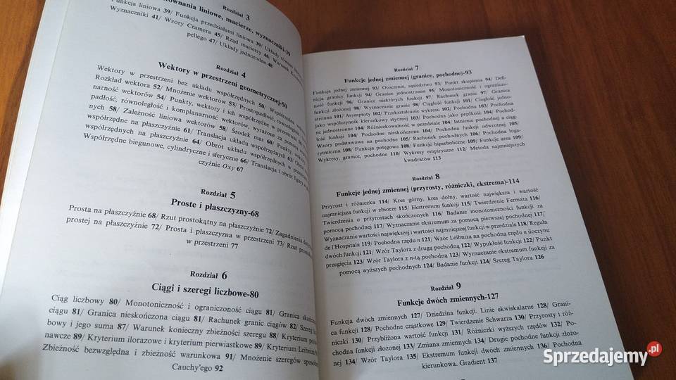 Zadania z matematyki wyższej 1 Logika rachunek Gdańsk sprzedam