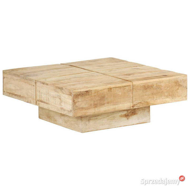 Stolik kawowy 80x80x28 lite drewno mango Warszawa