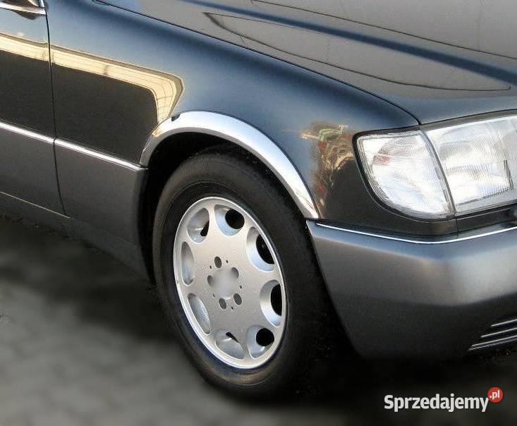 MERCEDES W140 nakładki x 4 listwa nadkola przód