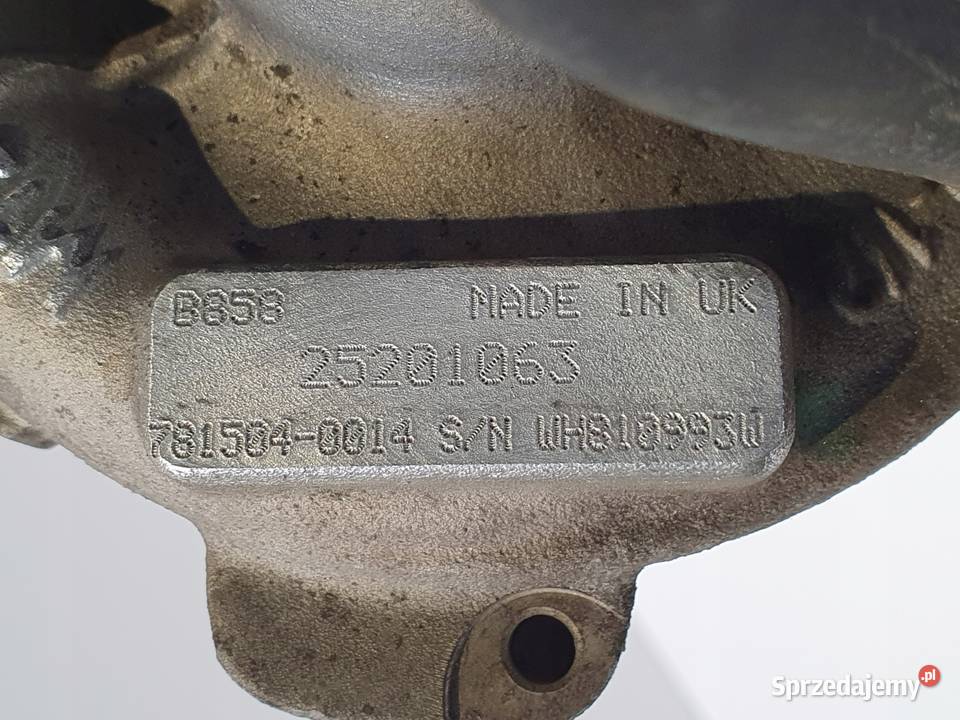 TURBOSPRĘŻARKA Opel Meriva B 14 T turbo 25201063 Chełm