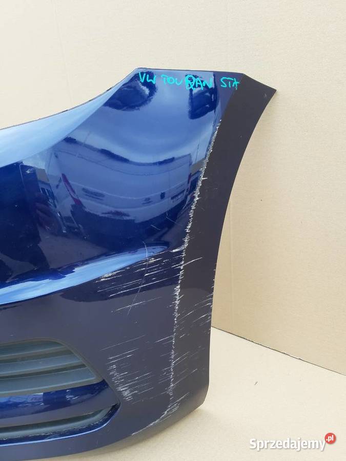 VW TOURAN 5TA ZDERZAK PRZÓD PRZEDNI PDC KRATKA zderzaki Trzciel