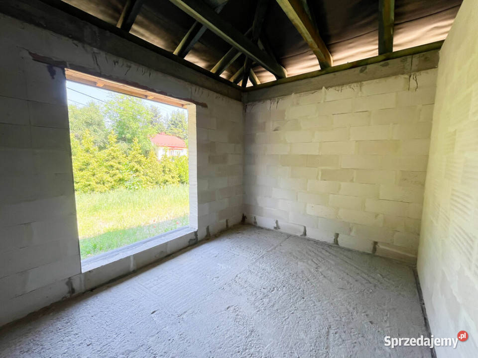 Dom parterowy stan surowy130m21121m2 Szewna wolnostojący Sprzedaż