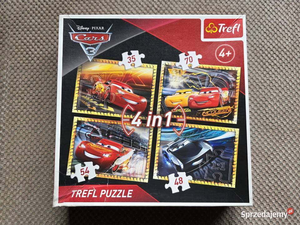 Disney Pixar Cars puzzle 4in1 Trefl Trefl Kraków