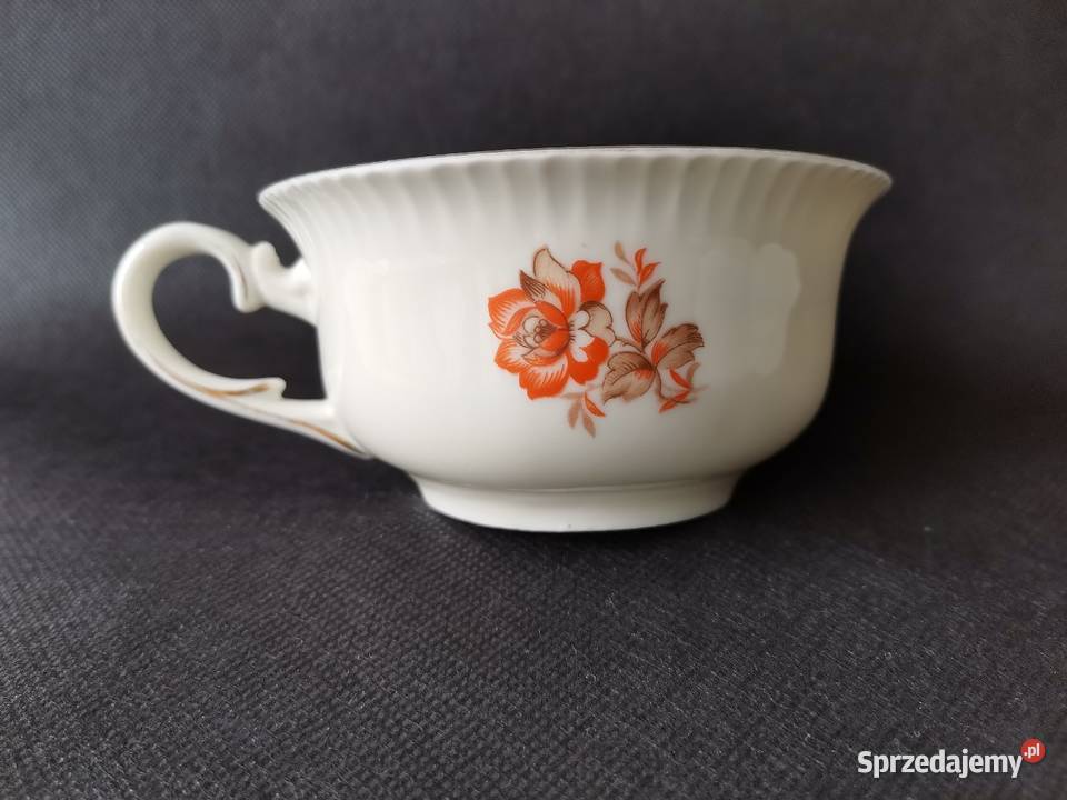 Stara przedwojenna filiżanka porcelana Giesche Katowice