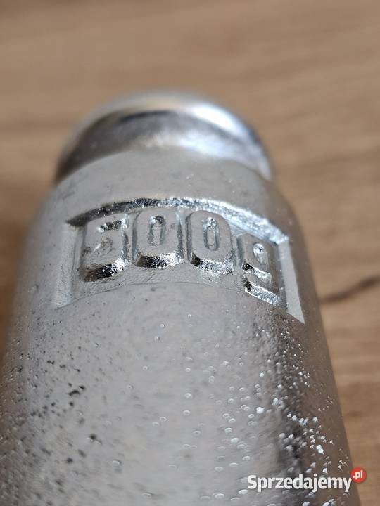 ciężarek odważnik do wagi szalkowej 500 g PRL Krosno