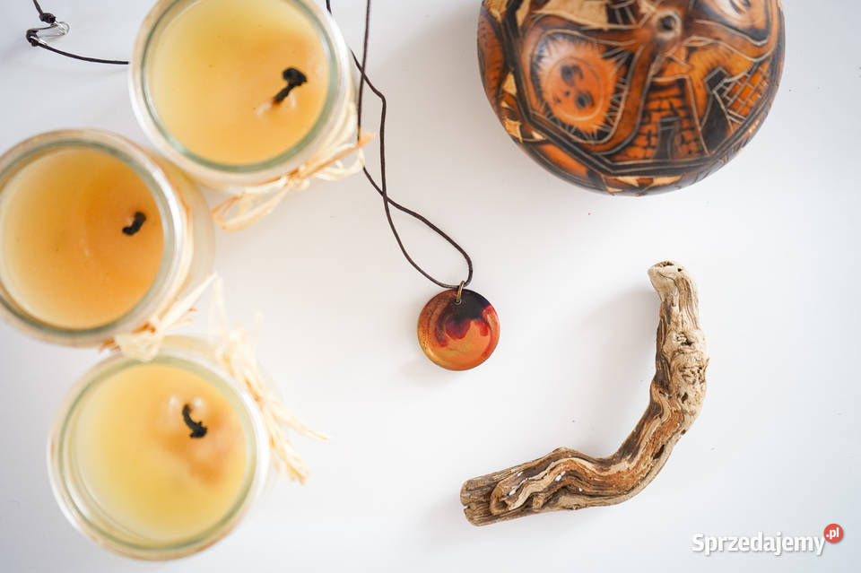 Okrągły abstrakcyjny wisiorek artystyczny Warszawa sprzedam