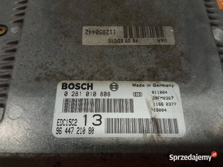 STEROWNIK SILNIKA 0281010808 9644721080 Citroen
