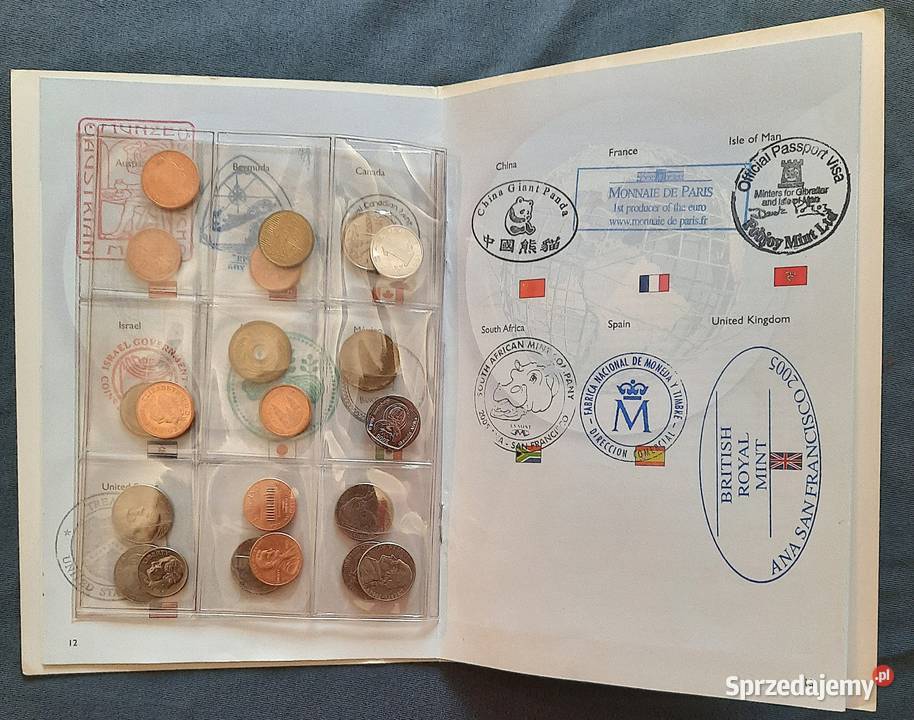 Zestaw Monet Świat I Gliwice sprzedam