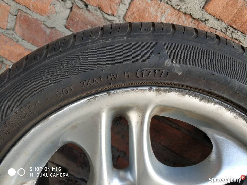 Alufelgi made in UK ET37 z oponami 19550R15 Kobyłka