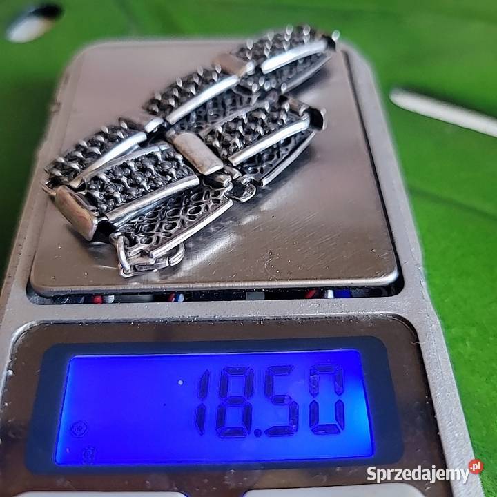 Srebrna bransoletka vintage 925 Warszawa sprzedam
