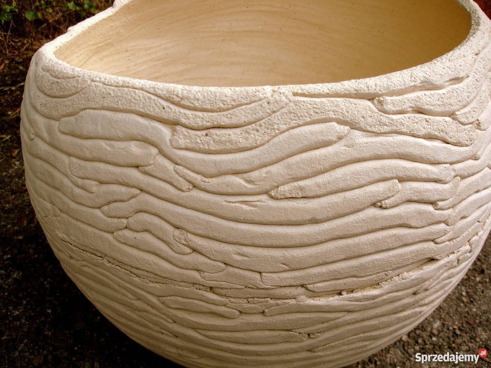 Ceramiczna donicakula ogrodowa 40 mrozoodporna