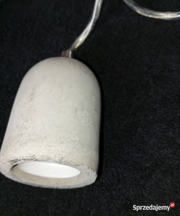 Lampa wisząca EGLO Silvares prawdziwy beton styl lubuskie Gorzów Wielkopolski