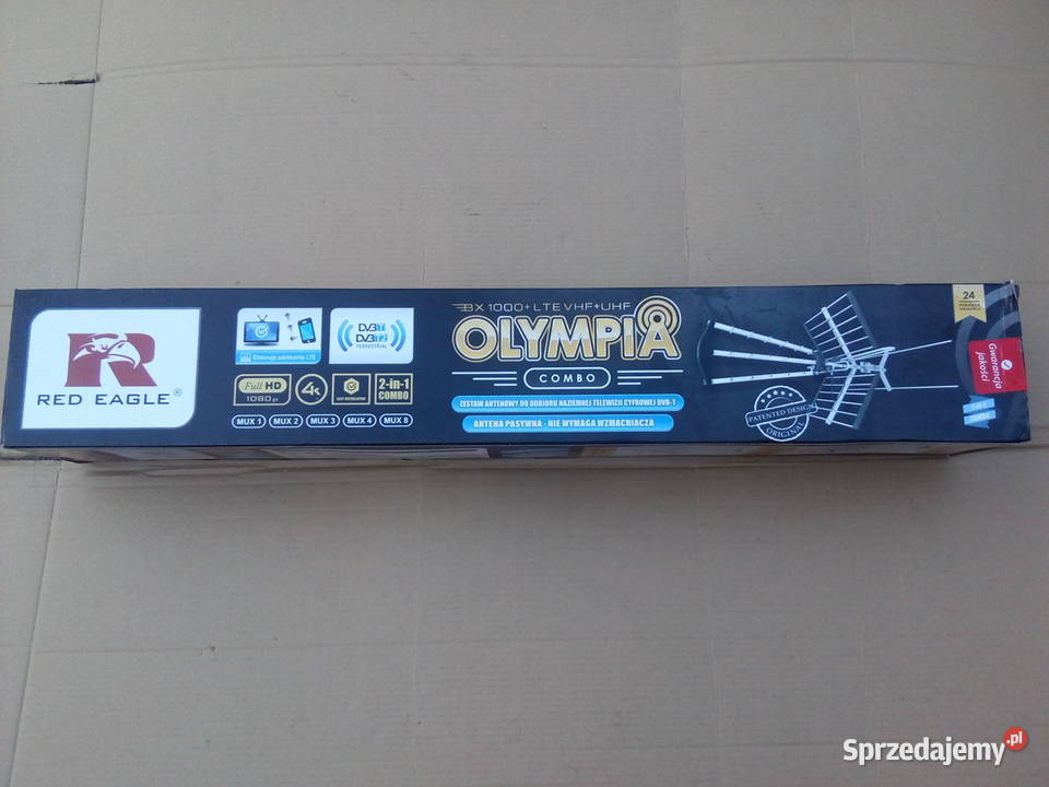 Nowa antena zewnętrzna DVB-T2 OLYMPIA BX1000 COMBO 32dB