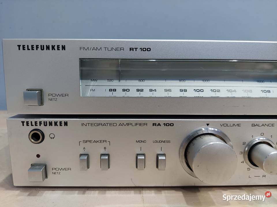 TELEFUNKEN Amplifier RA100 and TELEFUNKEN RT100 podlaskie Łapy sprzedam