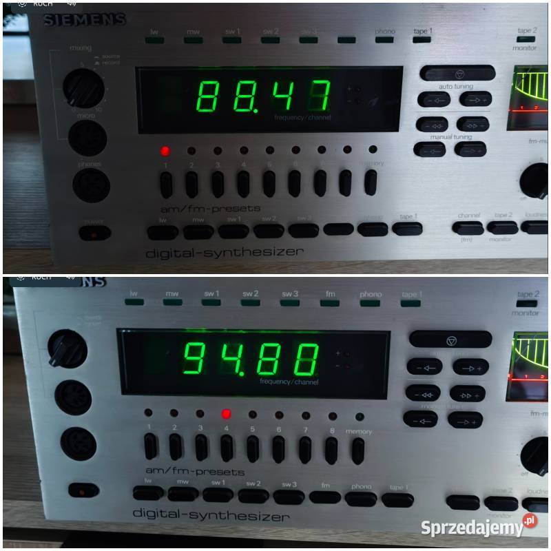 Siemens RS 555 ciekawy amplituner vintage W Piotrków Trybunalski