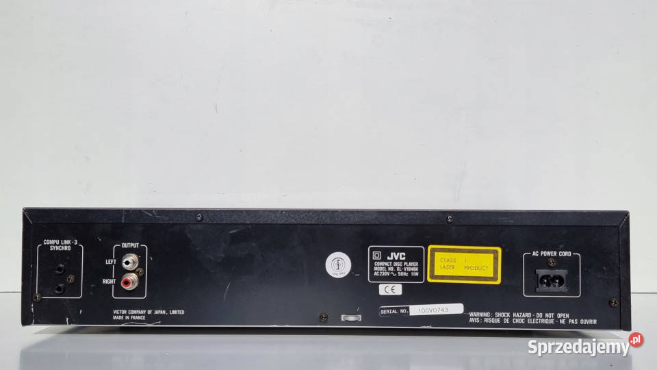 JVC odtwarzacz kompaktowy CD XL V 184 XLV184 xlv wielkopolskie Międzychód