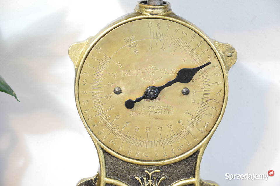 stara WAGA 10 żeliwna sygnowana Tarir Waage śląskie Jastrzębie-Zdrój