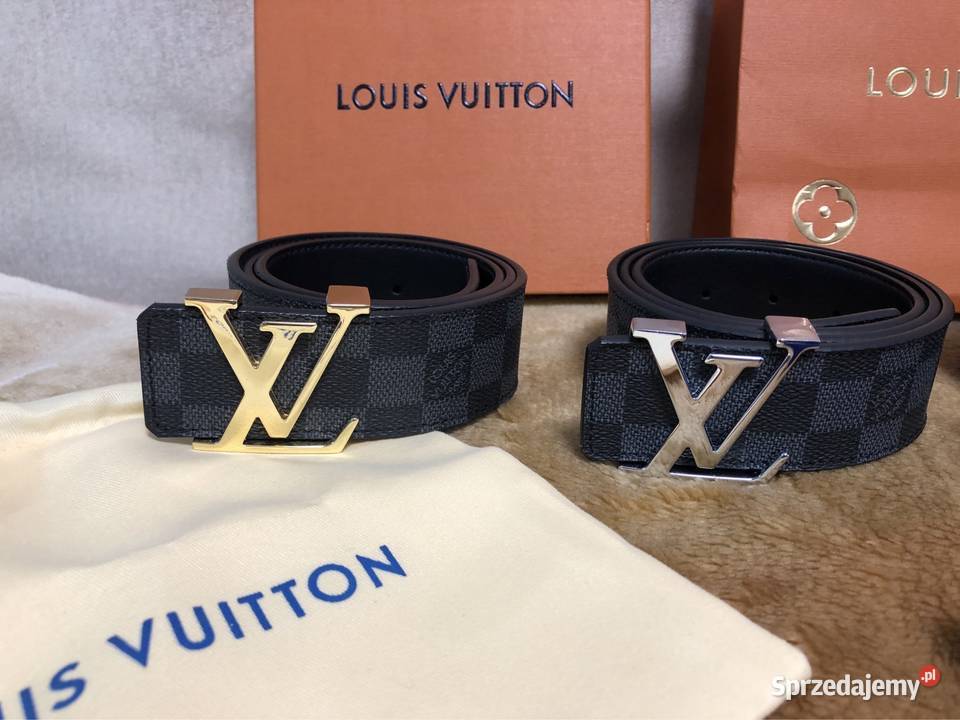 Pasek Louis Vuitton ebene szachownica 80125 Dla mężczyzn
