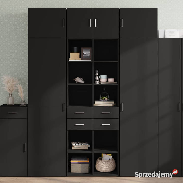 Szafka czarna 70x425x225 materiał drewnopochodny mazowieckie Warszawa