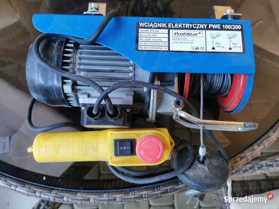 WYCIĄGNIK ELEKTRYCZNY LINOWY PROFISTAR PWE100200 Bielsko-Biała