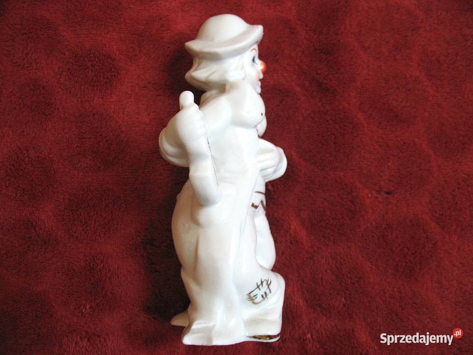 Klaun ze skrzypcami porcelana 14 x 8 x 5 Siedlce sprzedam