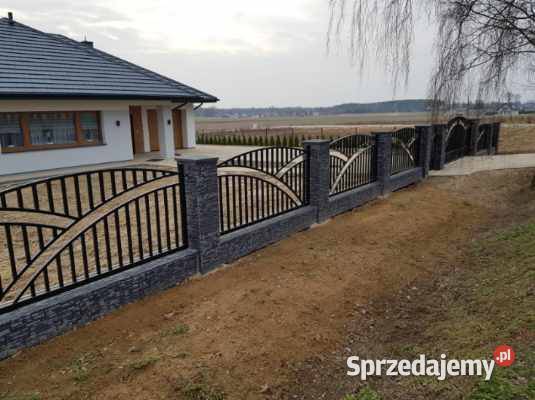 ala klinkier slupki murki imitacja ogrodzenia Kłodzko