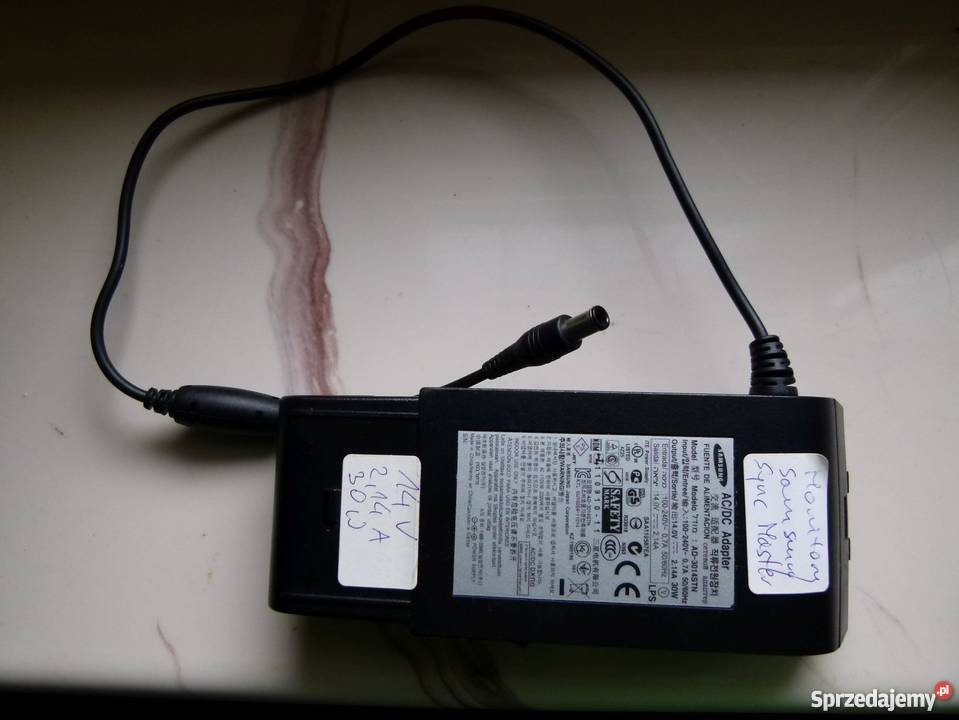Zasilacz Samsung AD3014STN SPRAWNY Pozostałe Zamość