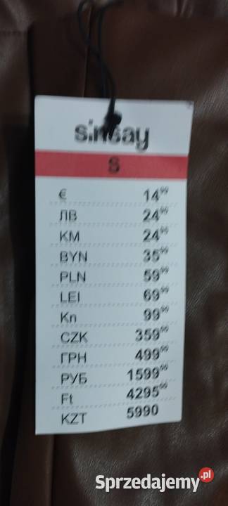 sinsay 9729A88X spodnie S Zamość