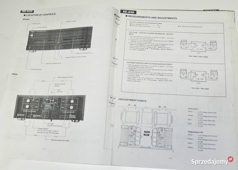 Instrukcja serwisowa manual service Technics Bogatynia