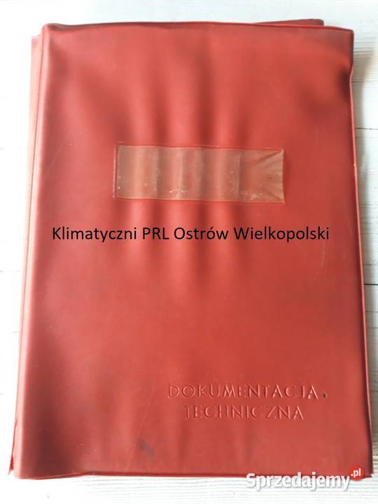 Teczka Dokumentacja Techniczna etui PRL Bielsko-Biała
