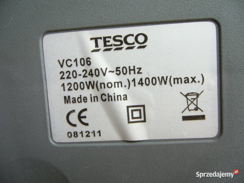 Odkurzacz bezworkowy Tesco VC106
