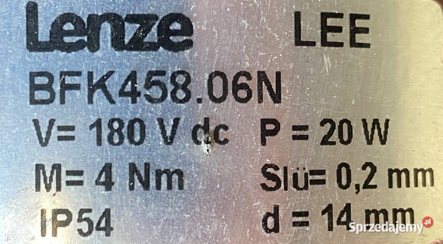 motoreduktor przekładnia 018kW 345obr 3f HAMULEC Pigża