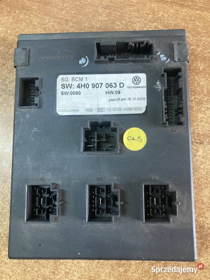 AUDI A8 4H STEROWNIK MODUŁ KOMFORTU 4H0907063D Rakoniewice