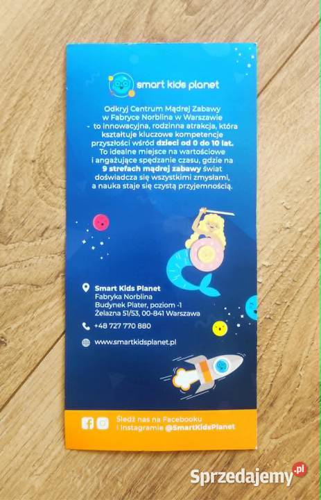 Voucher do Smart Kids Planet Ciechocinek