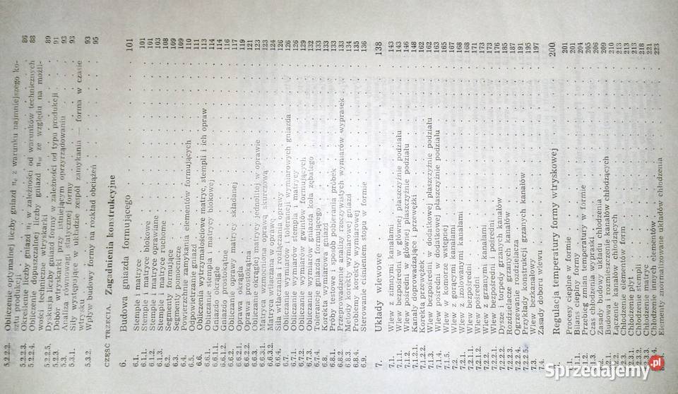 Konstrukcja form wtryskowych do tworzyw Rok wydania 1984 Chełm sprzedam