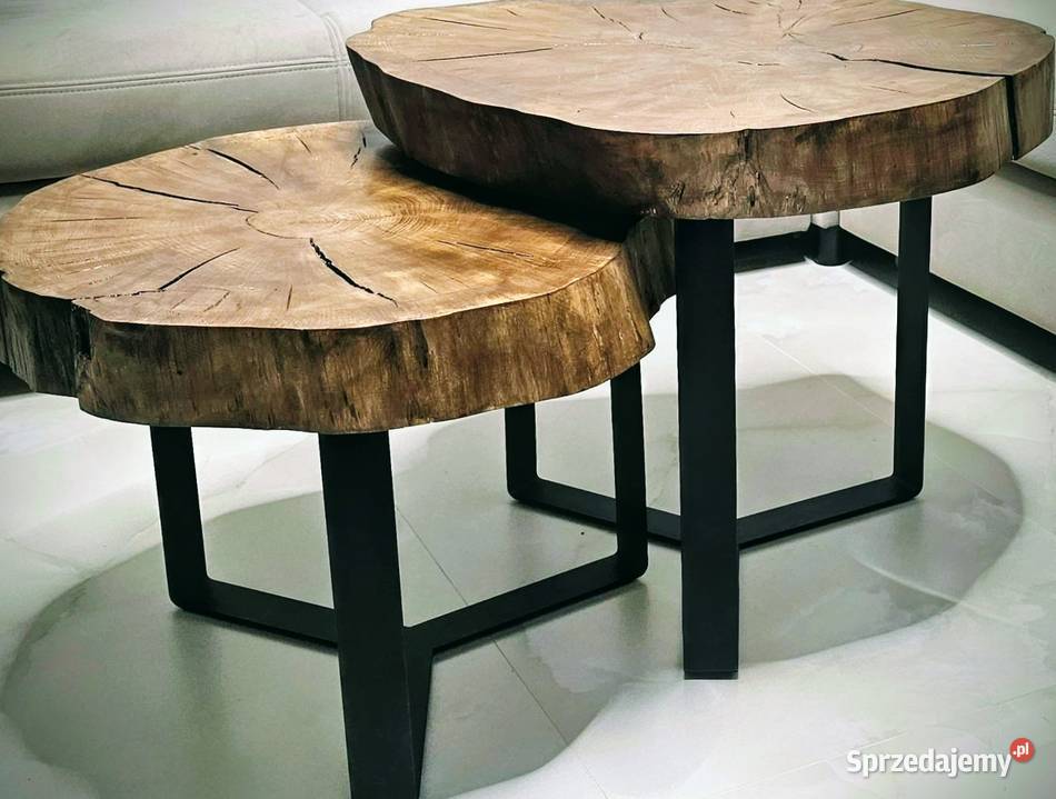 Plastry drewna na stoliki kawowe Wieluń