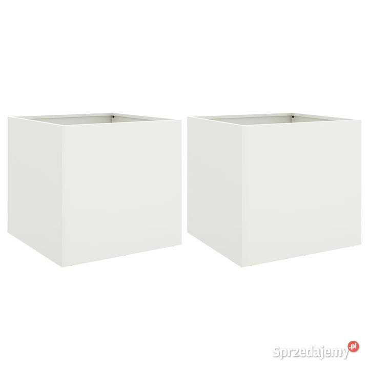 Donice 2 białe 42x40x39 stal WM841550 mazowieckie Warszawa sprzedam