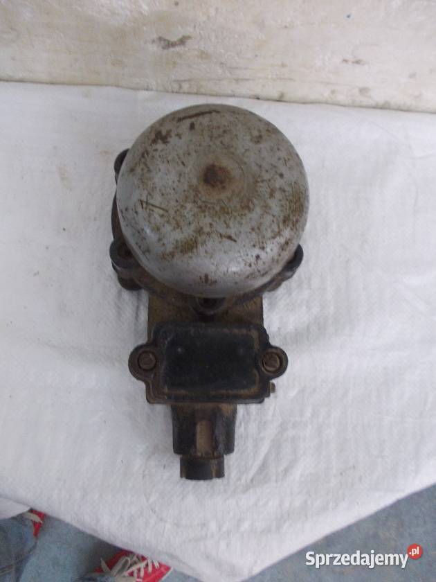 Stary industrialny dzwonek żeliwny 2 Bielsko-Biała