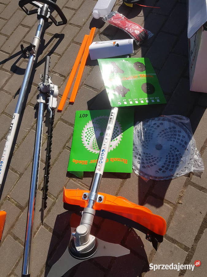 KOSA SPALINOWA 4W1 NOŻYCE DO ŻYWOPŁOTU PIŁA