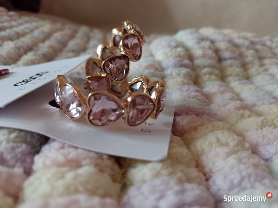 ASOS Bogato zdobione kolczyki wieczorowe serca Galanteria i dodatki Kraków sprzedam