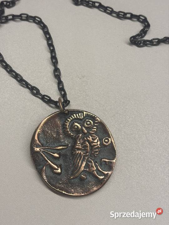 Naszyjnik medalion grecki Bydgoszcz
