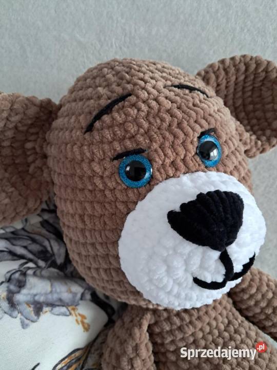 Duży ręcznie robiony miś Maskotki