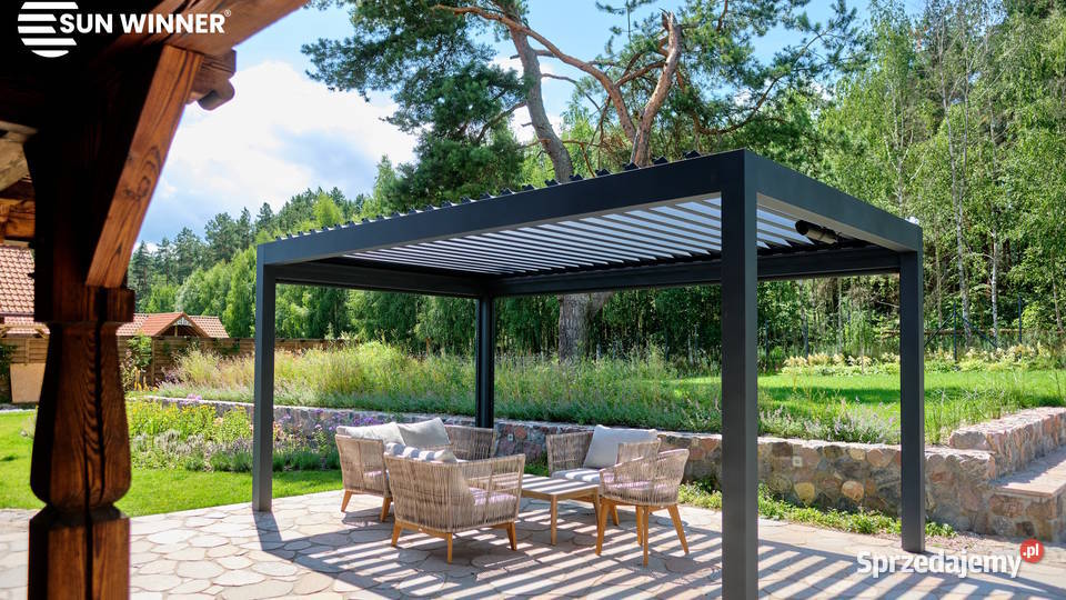 Pergola bioklimatyczna z ruchomymi lamelami Sopot sprzedam