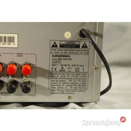 Grundig Cinio AVR 5200 DD amplituner 51 Dolby Elektronika sprzedam