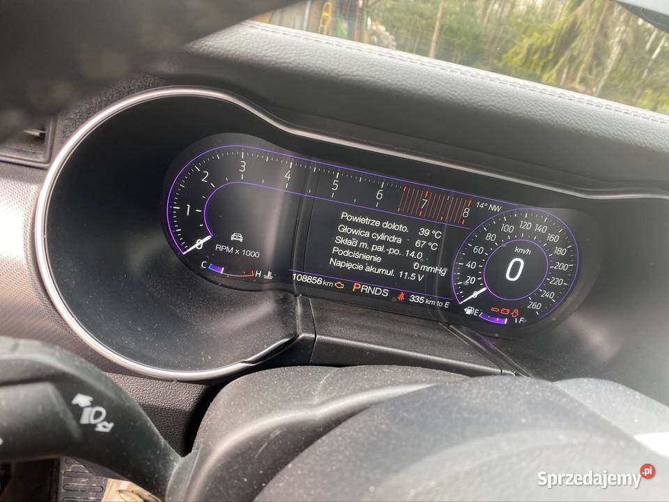 Ford Mustang 50 GT czarny Cząstków