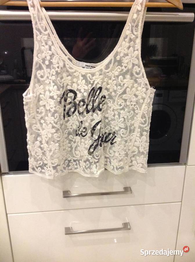 Top Damski Tally Weijl XXS Koronka j Nowy Nowa Sól