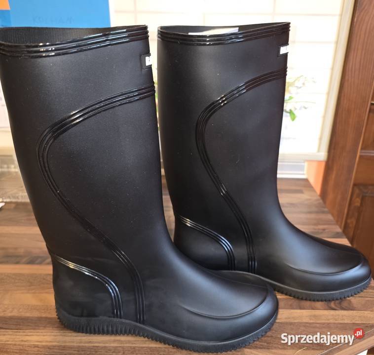 Nowe kalosze firmy Baijiaer czarny Świdnica