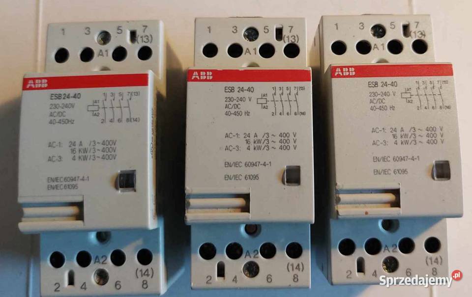 STYCZNIK INSTALACYJNY ABB ESB 2540 Pozostałe Dąbrowa Górnicza
